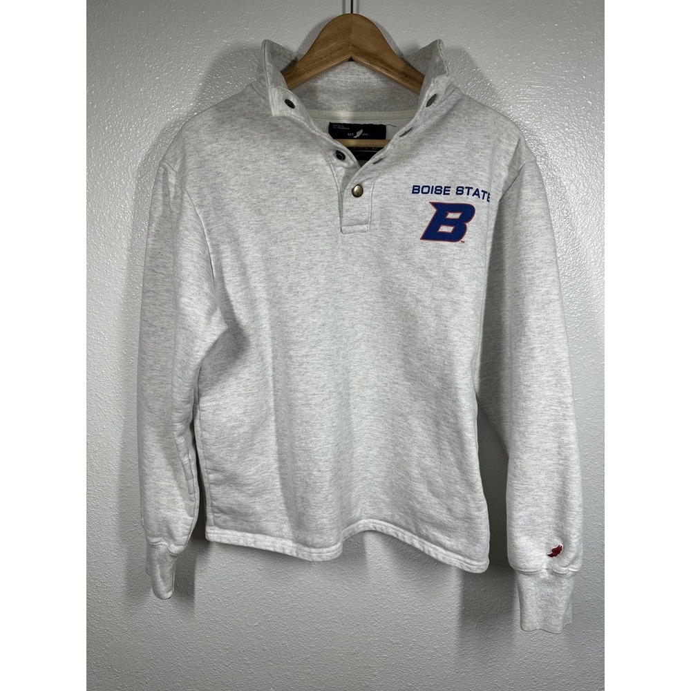 Boise State Broncos Pullover‎ Sweatshirt Mens Small Gray NCAA Football League